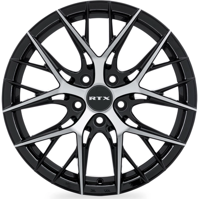 Valkyrie Gloss Black Machined Wheel by RTX (17x7.5 40mm) pa2