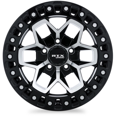 Zion Gloss Black Machined Wheel by RTX (20x9 -15mm) pa1