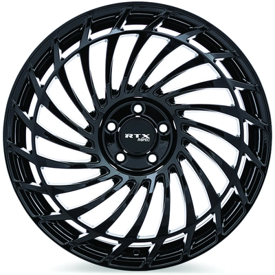 RS06 Gloss Black Wheel by RTX (18x8 40mm) pa2