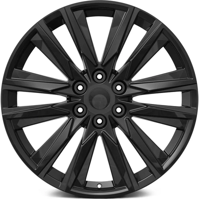 GM01 Gloss Black Wheel by RTX (22x9 25mm) pa1