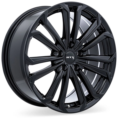 Aura Gloss Black Wheel by RTX (17x7.5 42mm) pa1