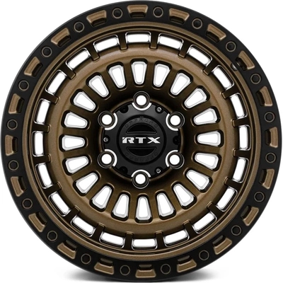 Moab Bronze with Satin Black Lip Wheel by RTX (17x9 -15mm) pa1