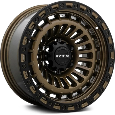 Moab Bronze with Satin Black Lip Wheel by RTX (17x9 -15mm) pa2