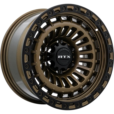Moab Bronze with Satin Black Lip Wheel by RTX (18x9 0mm) pa1