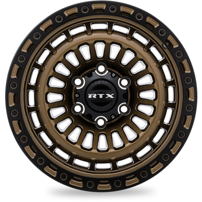 Moab Bronze with Satin Black Lip Wheel by RTX (18x9 -15mm) pa3
