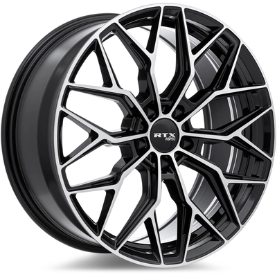 RS02 Gloss Black Machined Wheel by RTX (19x8.5 38mm) pa2