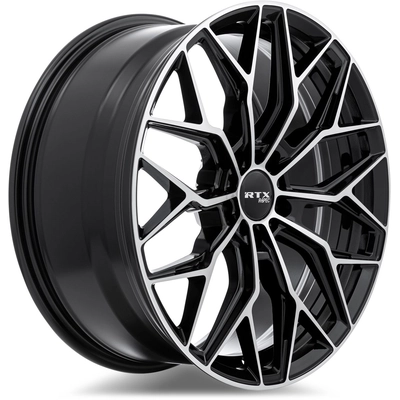 RS02 Gloss Black Machined Wheel by RTX (20x8.5 38mm) pa1
