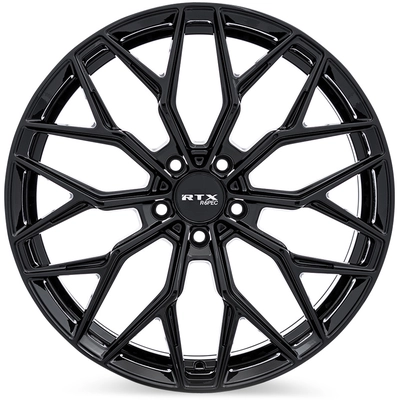 RS02 Gloss Black Wheel by RTX (18x8 38mm) pa2