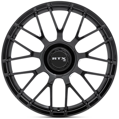 MB01 Gloss Black with Machined Lip Wheel by RTX (19x8.5 38mm) pa2