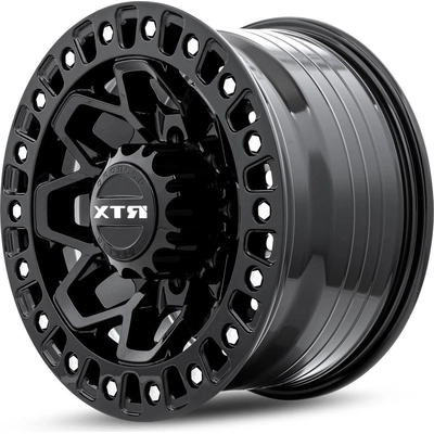 Zion Gloss Black Milled Rivets Wheel by RTX (20x9 20mm) pa2
