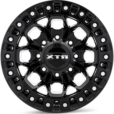Zion Gloss Black Milled Rivets Wheel by RTX (20x9 20mm) pa3