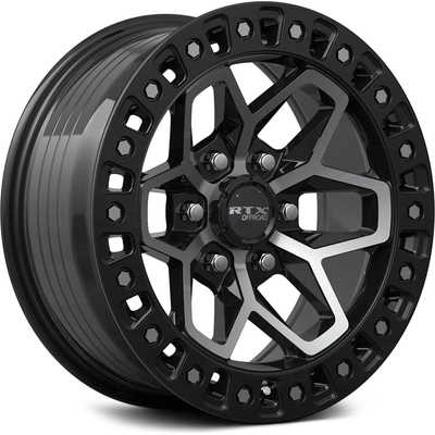 Zion Gloss Black Machined Wheel by RTX (20x9 20mm) pa2