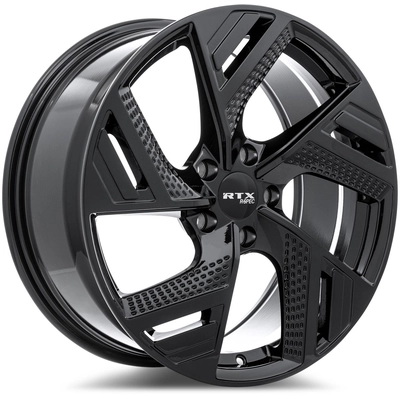 RS09 Gloss Black Wheel by RTX (18x8 40mm) pa1