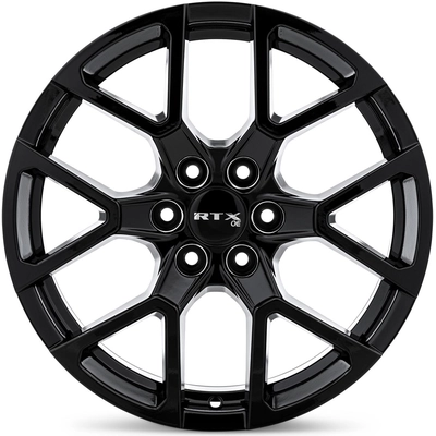 GM02 Gloss Black Wheel by RTX (18x8 35mm) pa3