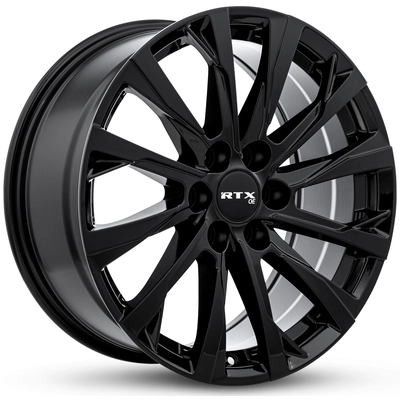 GM03 Gloss Black Wheel by RTX (18x8 35mm) pa1