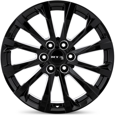 GM03 Gloss Black Wheel by RTX (18x8 35mm) pa3