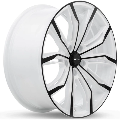 Black Widow White and Black Wheel by RTX (18x8 42mm) pa1