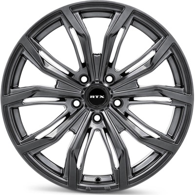 Black Widow Hyper Black Wheel by RTX (18x8 42mm) pa3