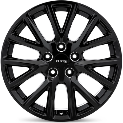 GM06 Gloss Black Wheel by RTX (18x8 35mm) pa2