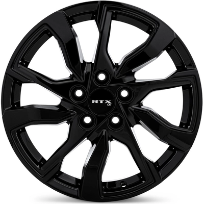 GM07 Gloss Black Wheel by RTX (17x7 40mm) pa2