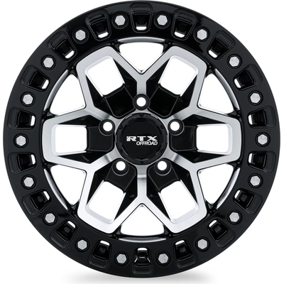 Zion Gloss Black Machined Wheel by RTX (17x9 15mm) pa2