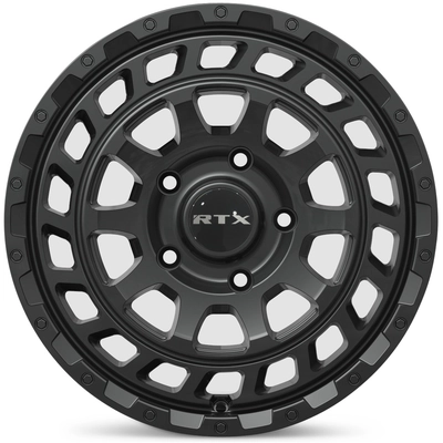 Cyclone Satin Black Wheel by RTX (17x8 40mm) pa2