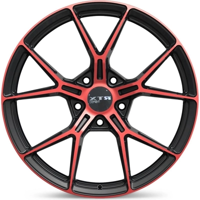 RS01 Gloss Black Machined Red Wheel by RTX (19x8.5 38mm) pa3