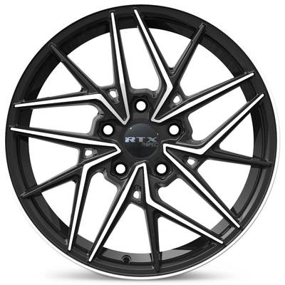 RS11 Gloss Black Machined Wheel by RTX (18x8 42mm) pa2