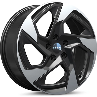 SU01 Gloss Black Machined Wheel by RTX (17x7 55mm) pa1