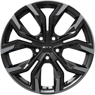 Venom Gloss Black Machined Wheel by RTX (17x7 40mm) pa2