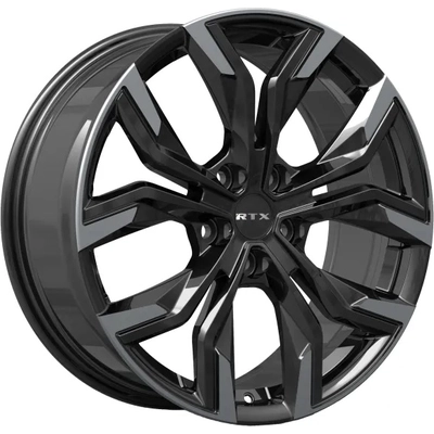 Venom Gloss Black Machined Wheel by RTX (18x7.5 48mm) pa1