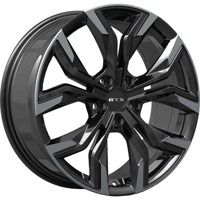 Venom Gloss Black Machined Wheel by RTX (19x8 35mm) pa1