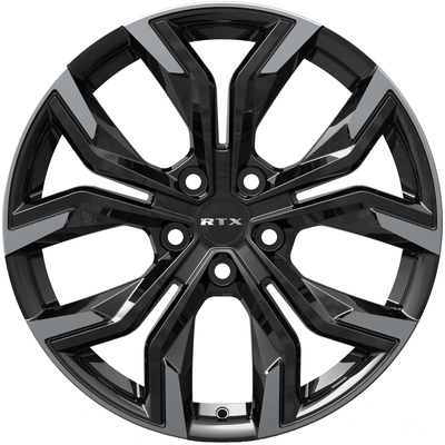 Venom Gloss Black Machined Wheel by RTX (18x7.5 38mm) pa1
