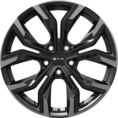 Venom Gloss Black Machined Wheel by RTX (18x7.5 42mm) pa1