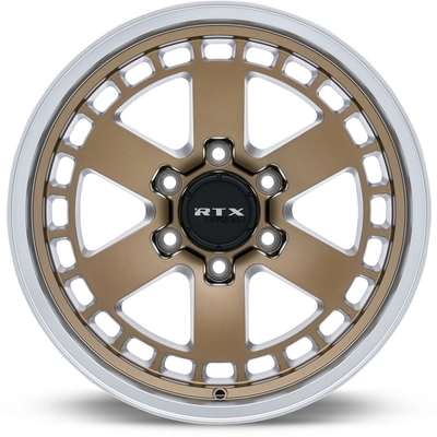 Ozark Satin Bronze Machined Lip Wheel by RTX (17x9 0mm) pa3
