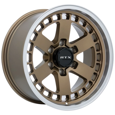 Ozark Satin Bronze Machined Lip Wheel by RTX (18x9 0mm) pa1