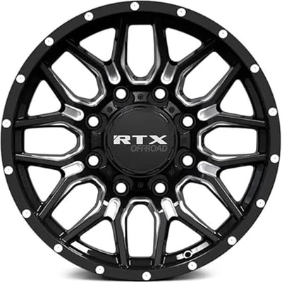 Claw Gloss Black Milled with Rivets Wheel by RTX (20x9 0mm) pa2