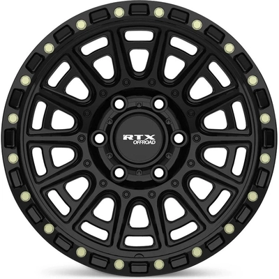 Striker Gloss Black with Milled Rivets Wheel by RTX (20x9 10mm) pa2