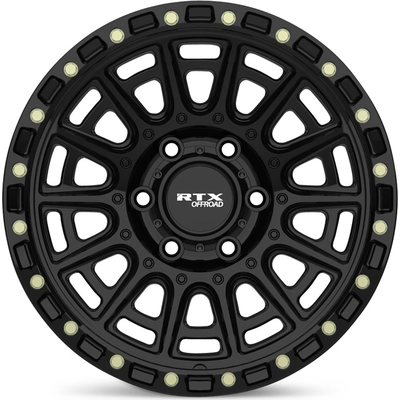 Striker Gloss Black with Milled Rivets Wheel by RTX (20x9 10mm) pa4