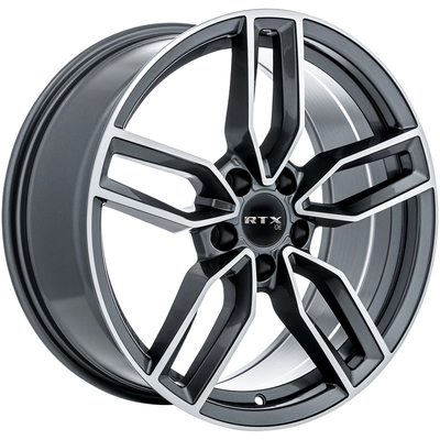 Kempten Satin Black with Machined Face Wheel by RTX (19x8 35mm) pa1