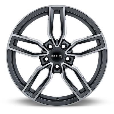 Kempten Satin Black with Machined Face Wheel by RTX (19x8 35mm) pa2