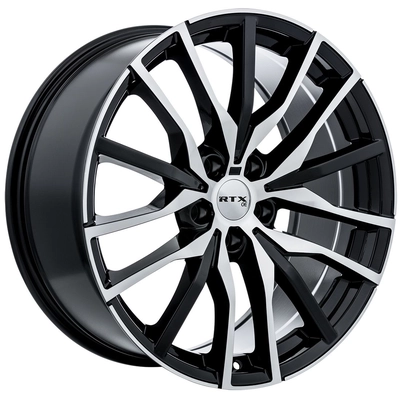 Passau Gloss Black Machined Face Wheel by RTX (20x9 30mm) pa1