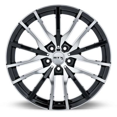Passau Gloss Black Machined Face Wheel by RTX (20x9 30mm) pa2