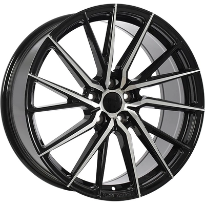 RUFFINO - RUF672002 - CENTRAL Gloss Black - Machined Face Wheel (20x8.5 35mm) pa1
