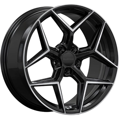 RUFFINO - RUF731901 - Gloss Black - Machined Face Wheel (19x8.5 35mm) pa1