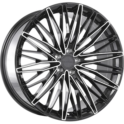 STELLARE Gloss Black - Machined Face Wheel by RUFFINO (20x9.0 35mm) pa1