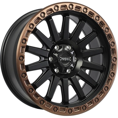 RUFFINO HARD - RUF742002 - BLAZE Satin Black - Satin Bronze Lip Wheel (20x9.0 25mm) pa1
