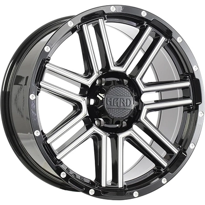 RUFFINO HARD - RUF772002 - MYSTIC Gloss Black - Milled Edge Wheel (20x9.0 15mm) pa1