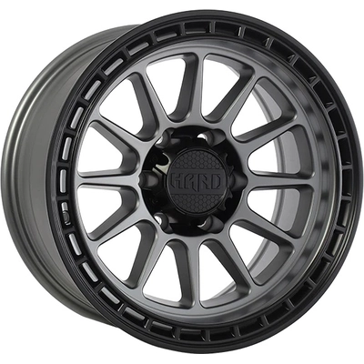 RUFFINO HARD - RUF811702 - MOJAVE Satin Grey - Black Lip Wheel (17x8.5 -6mm) pa31
