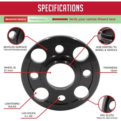 Wheel Spacer by COYOTE WHEEL ACCESSORIES - VW41001557 pa2